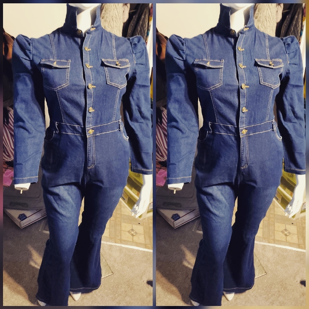 All in One Jean Jumpsuit